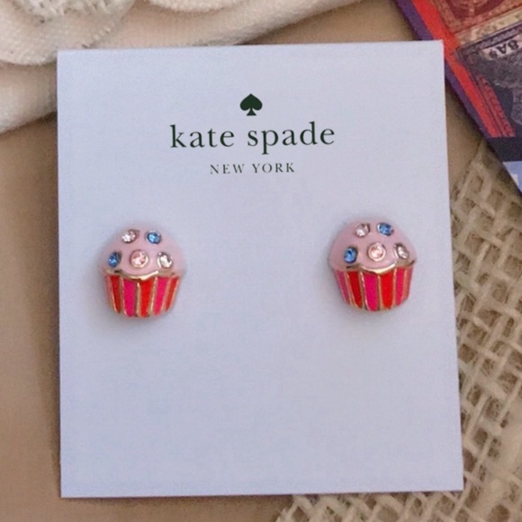 KATE SPADE • Take The Cake Cupcake Earrings - Picture 4 of 4